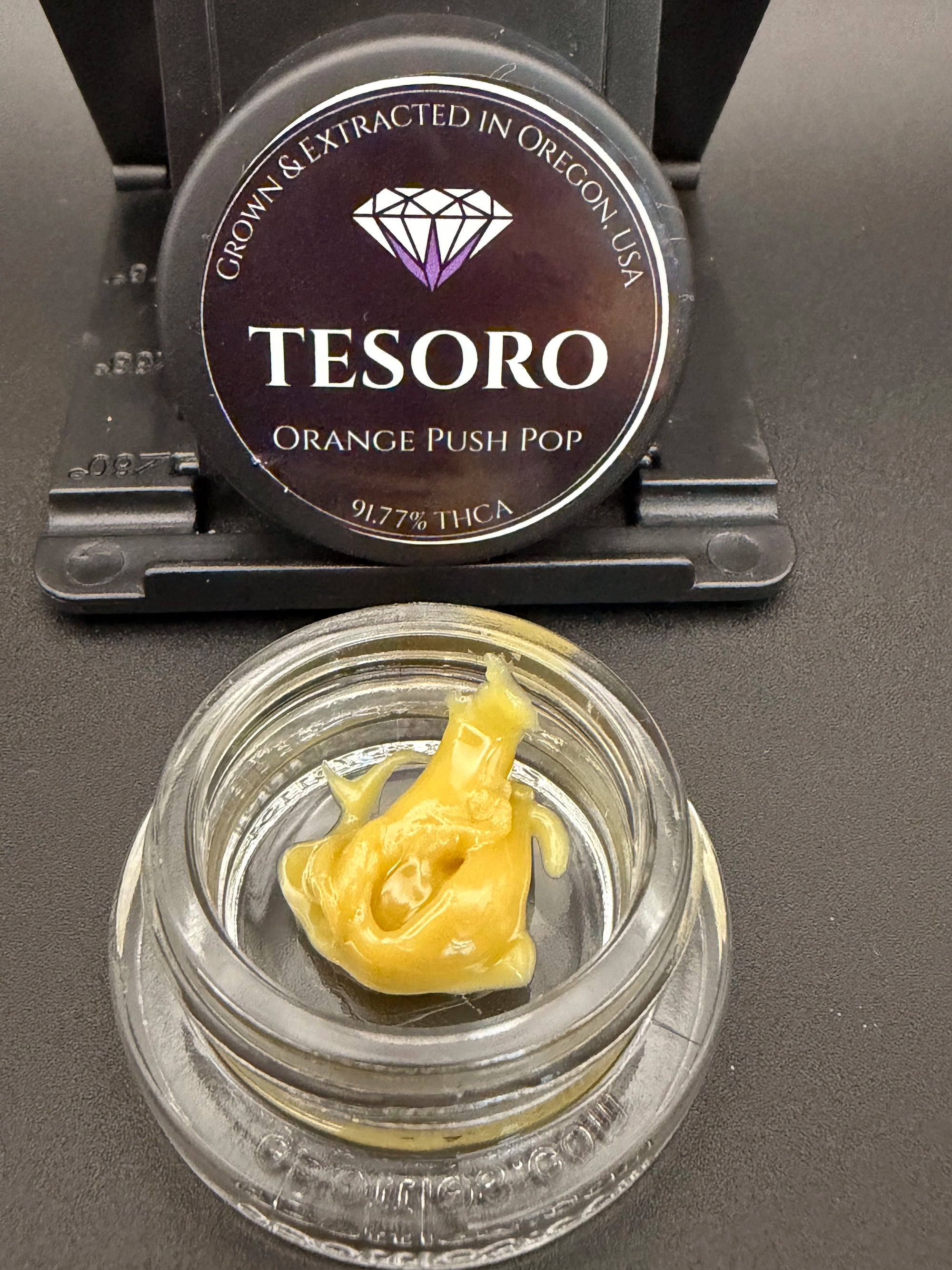 Orange Push Pop Tier 4 THCa Hash Rosin